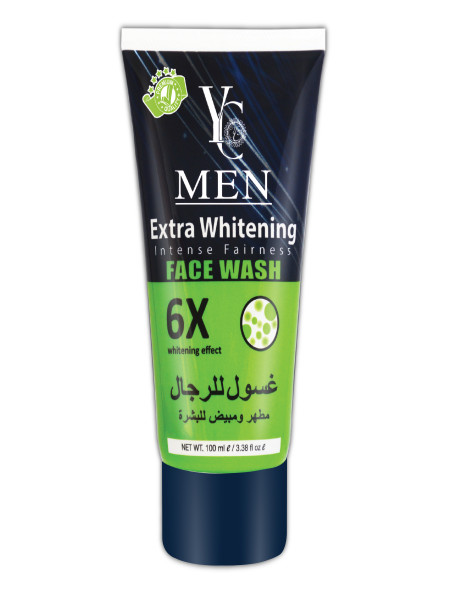 YC EXTRA WHITENING FOR MEN FACE WASH 100 ML